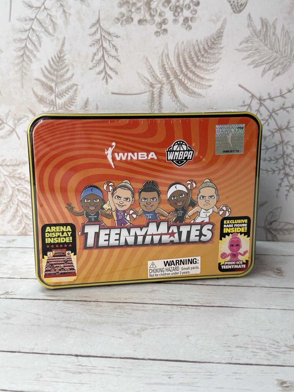 Party Animal WNBA Collector Tin Set Arena Display Exclusive Pink Ice TeenyMate